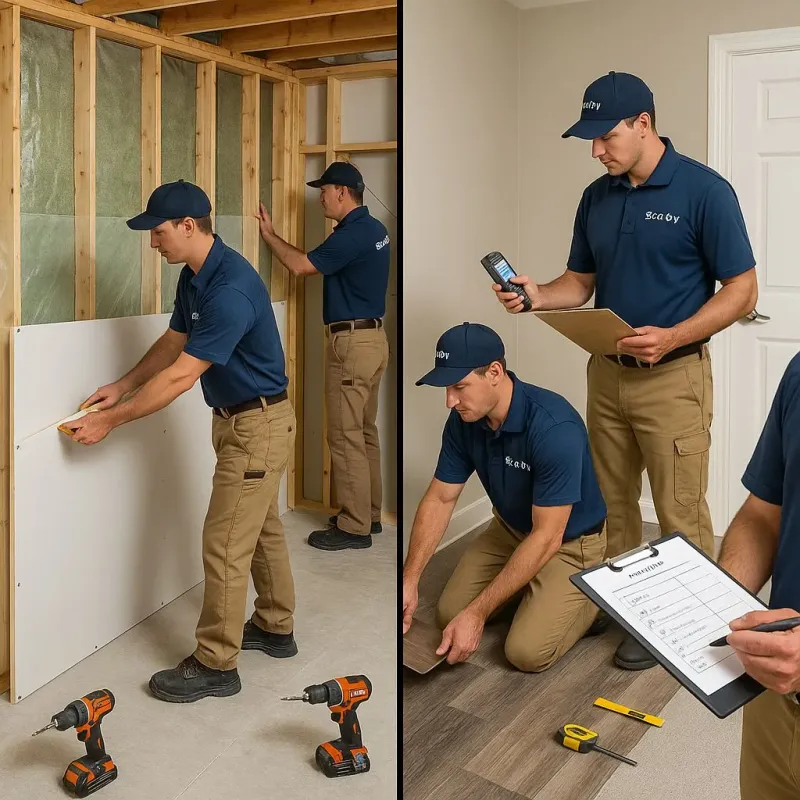 Repairs and Reconstruction process in Hampden, ME